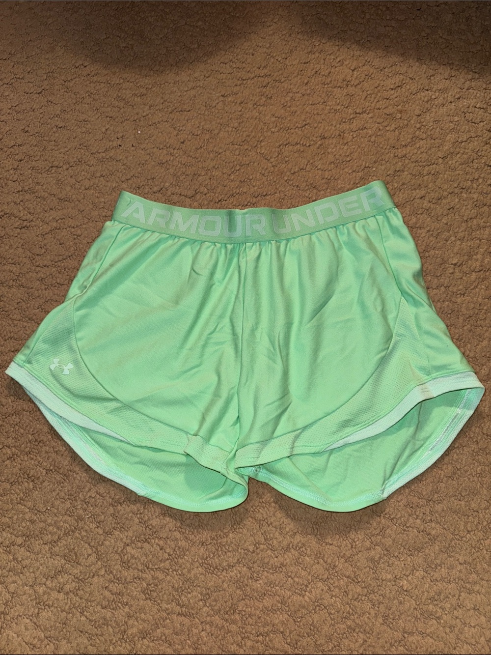 Under Armour Women’s Mint Green Athletic Running Shorts